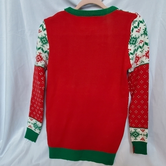 Kids Ugly Christmas Sweater w/ Stocking - Picture 3 of 6